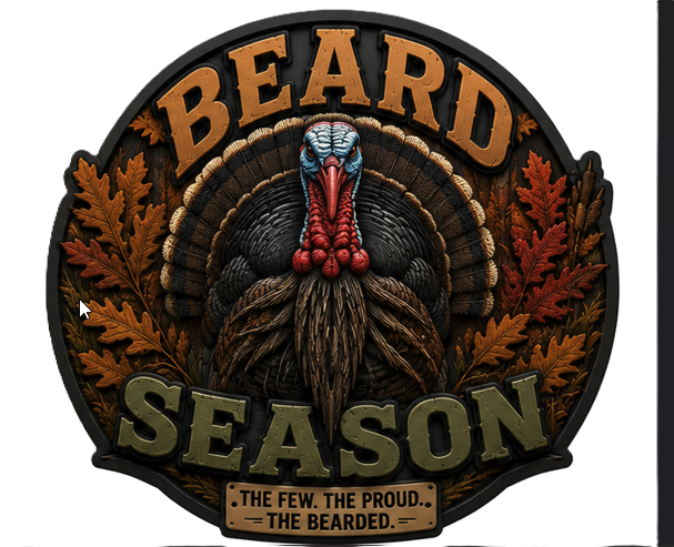 Beard Season Hitch Cover
