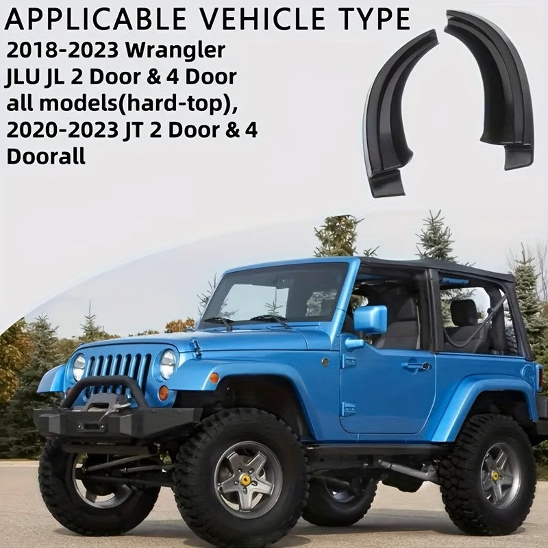 Roof Rainwater Drain Groove (Set of 2) – Fits Jeep Wrangler JL 2018+ / Gladiator JT 2018+