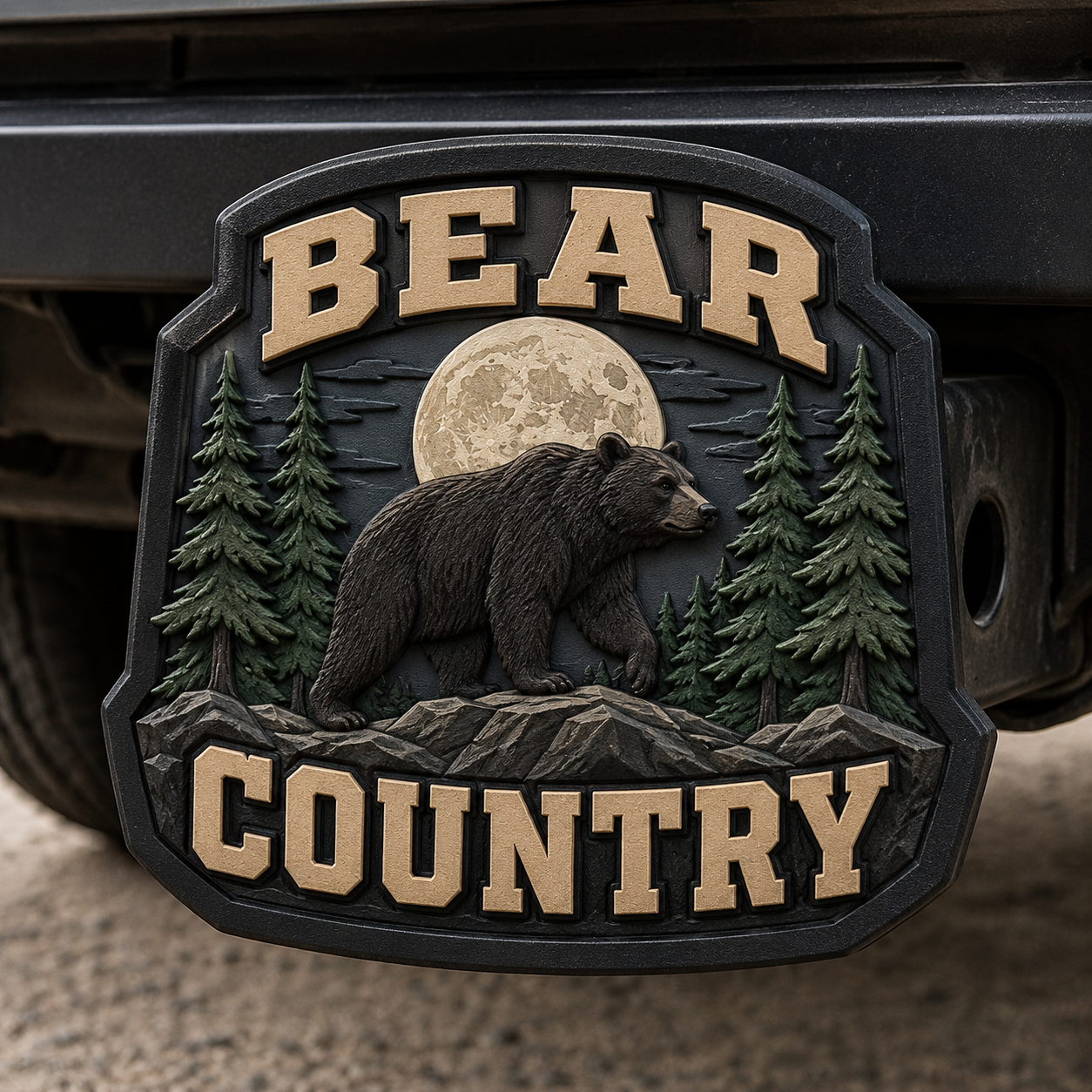 Bear Country Hitch Cover