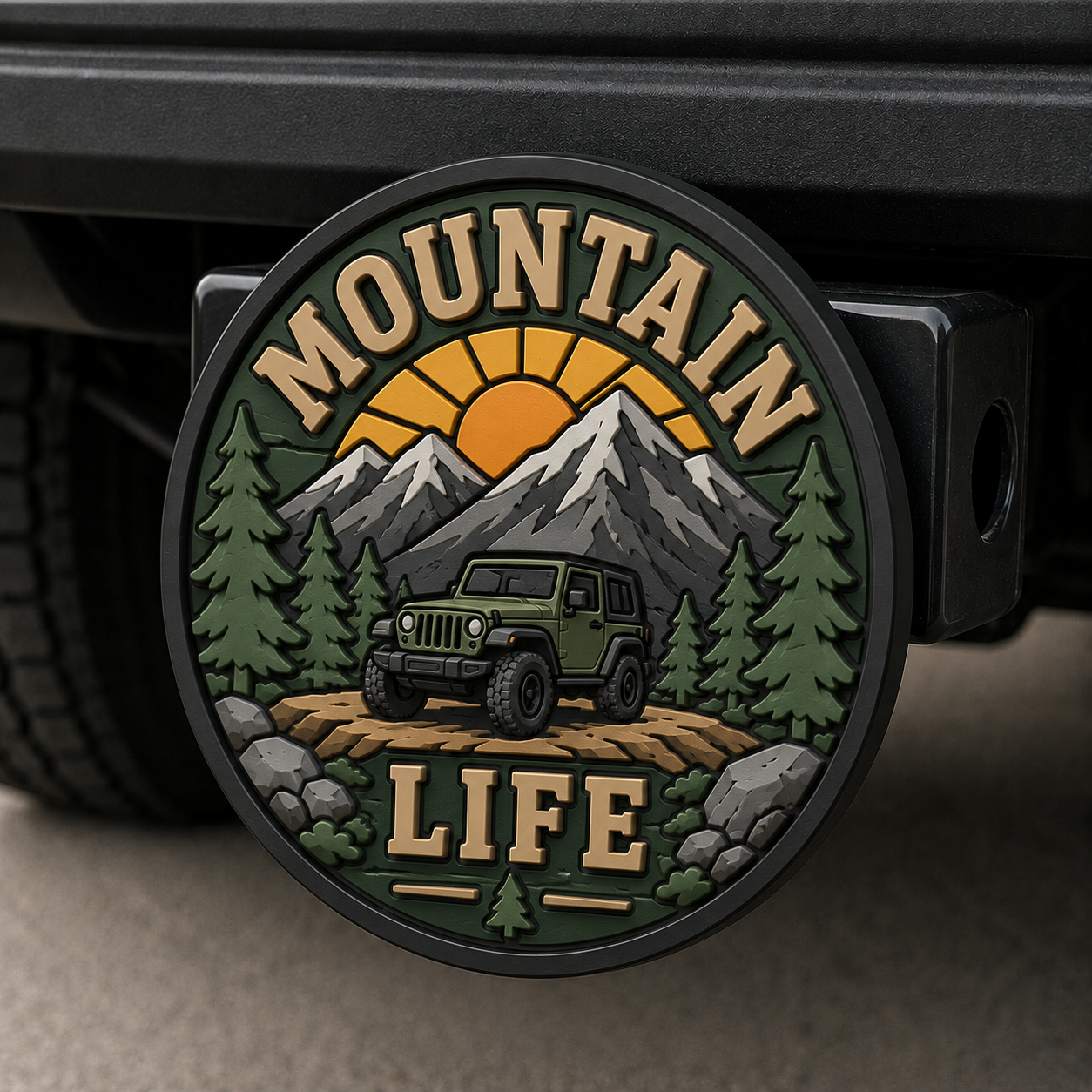 Mountain Life Hitch Cover