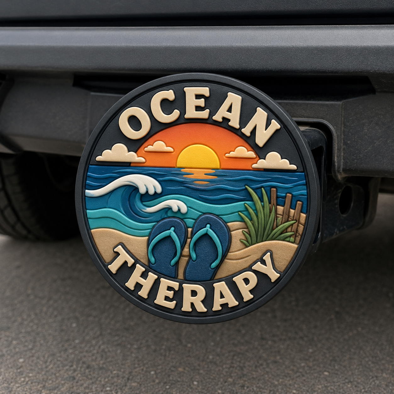 Ocean Therapy Hitch Cover
