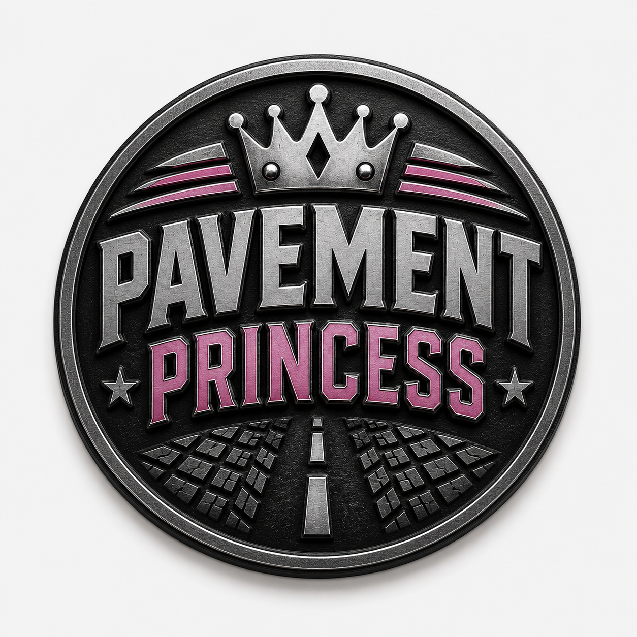 Pavement Princess Jeep Badge