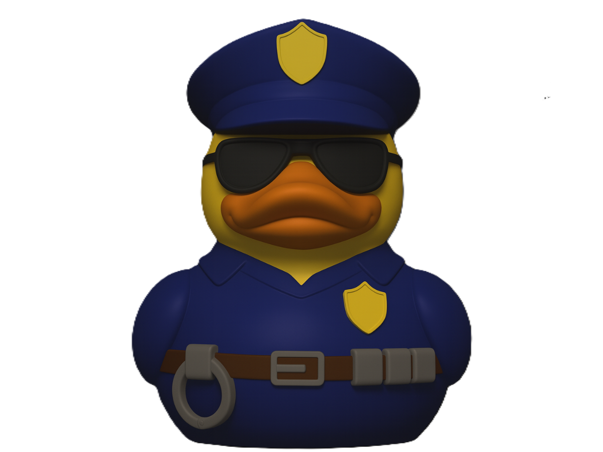 Officer Cool Rubber Duck