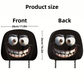 Smiley Face Car Headrest Covers – Funny Interior Upgrade (Set of 2)