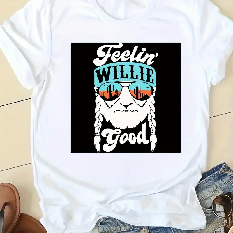 Feelin’ Willie Good – Retro Country Music Tee