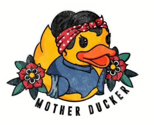 Mother Ducker Jeep Decal