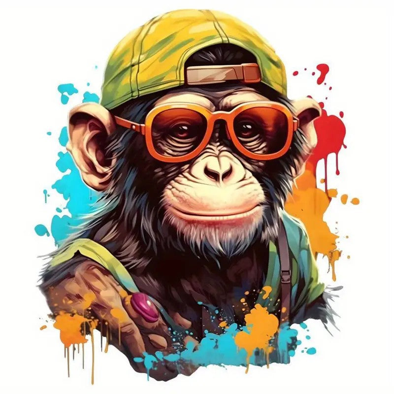 Graffiti Chimp – Color Splash Street Art Tee