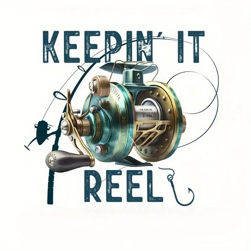 Keepin’ It Reel – Fishing Reel Graphic Tee