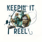 Keepin’ It Reel – Fishing Reel Graphic Tee