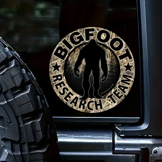 "Bigfoot Research Team Vinyl Decal - Join the Hunt! 🦶🌲"