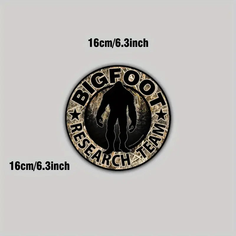 "Bigfoot Research Team Vinyl Decal - Join the Hunt! 🦶🌲"