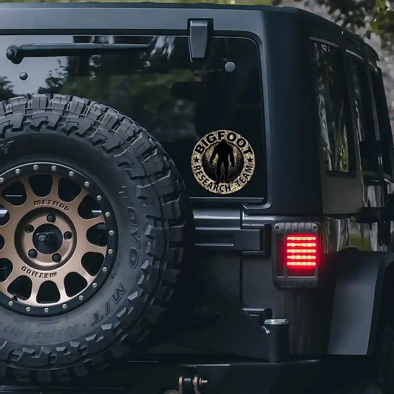 "Bigfoot Research Team Vinyl Decal - Join the Hunt! 🦶🌲"