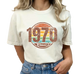1970 Classic – Retro Sunset Stripe Vintage Tee