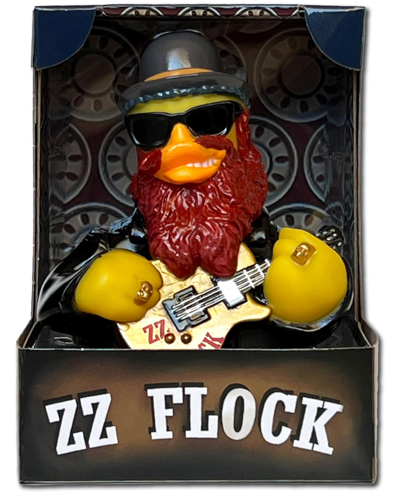 ZZ Flock Collectible Figurine - Rock Legend Duck
