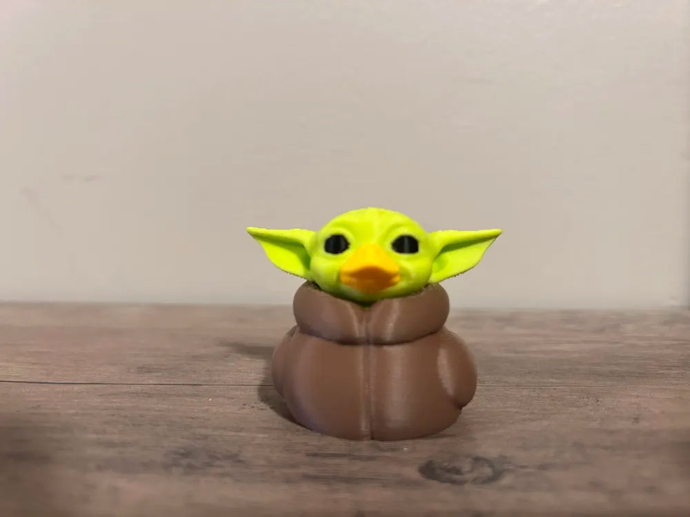 Little Green Elder Duck - 3D Printed Duck
