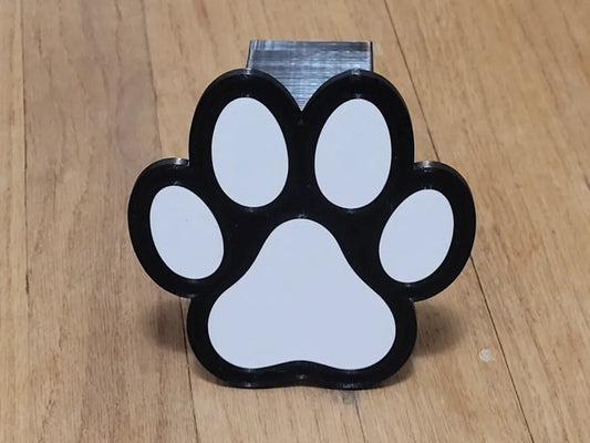Paw Print Hitch Cover – 3D Printed Jeep Trailer Hitch Cover