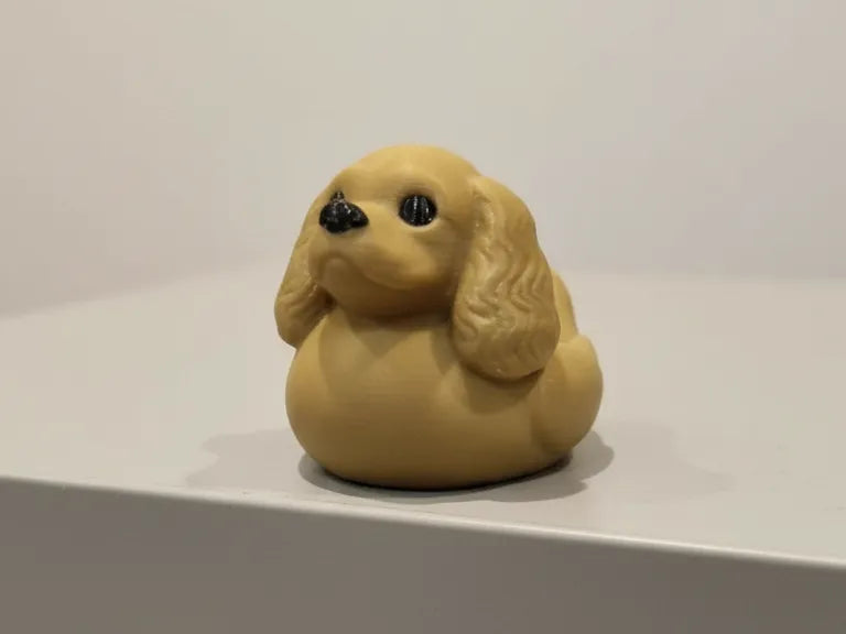 Yellow Cocker Spaniel figurine