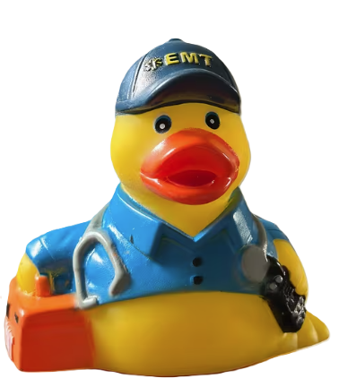 EMT Rubber Duck – First Responder Collectible Duck