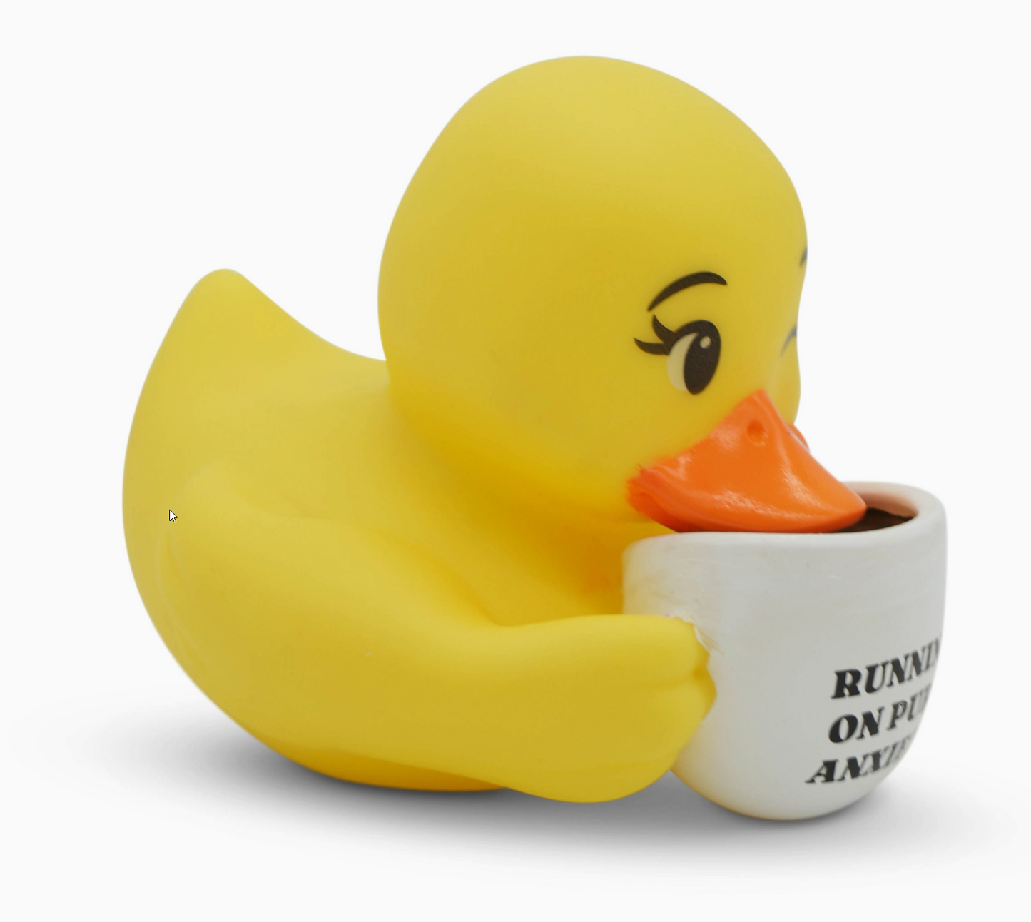 Running on Pure Anxiety Rubber Duck