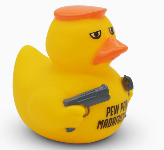 Pew Pew Madafuckas Rubber Duck
