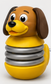 Slinky Dog Duck 3D printed figure front view