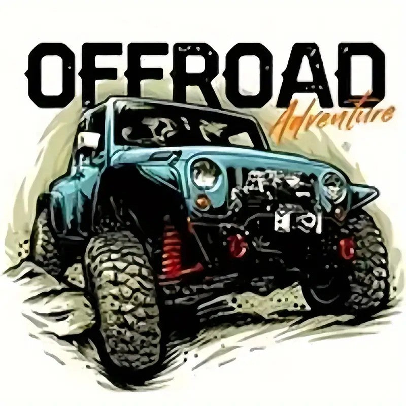 Offroad Adventure – Rugged Jeep Graphic Tee