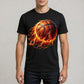 Flaming Basketball – High‑Energy Sports Graphic Tee