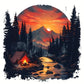 Sunset Mountain Camp – Wilderness Adventure Tee