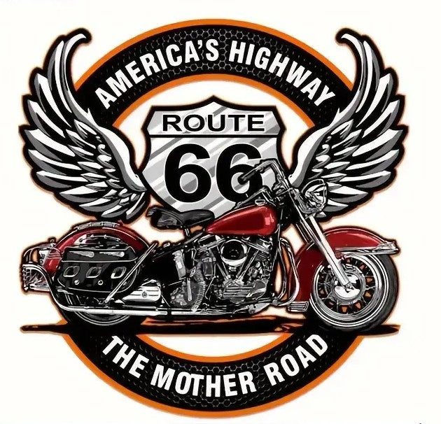 Route 66 – The Mother Road Motorcycle Tee