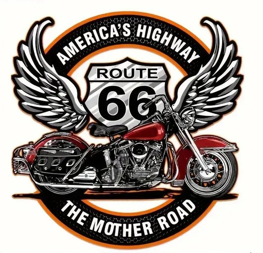 Route 66 – The Mother Road Motorcycle Tee