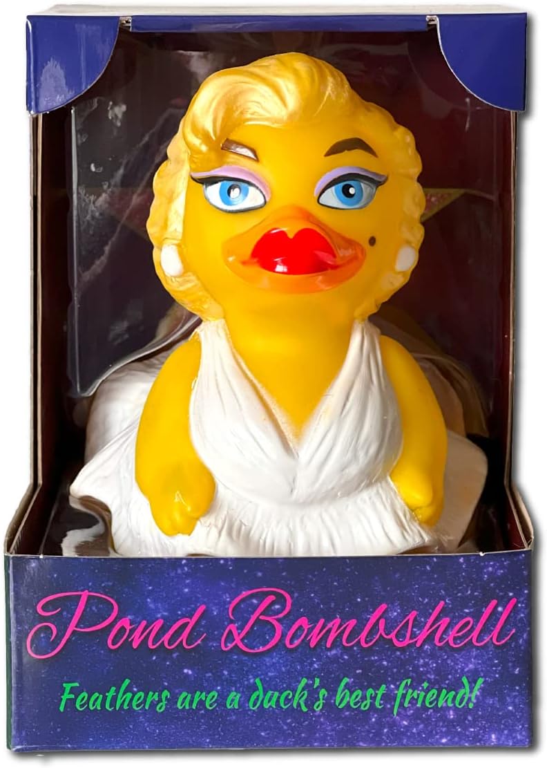 Pond Bombshell Rubber Duck – Feathers Are a Duck’s Best Friend! 💋🦆