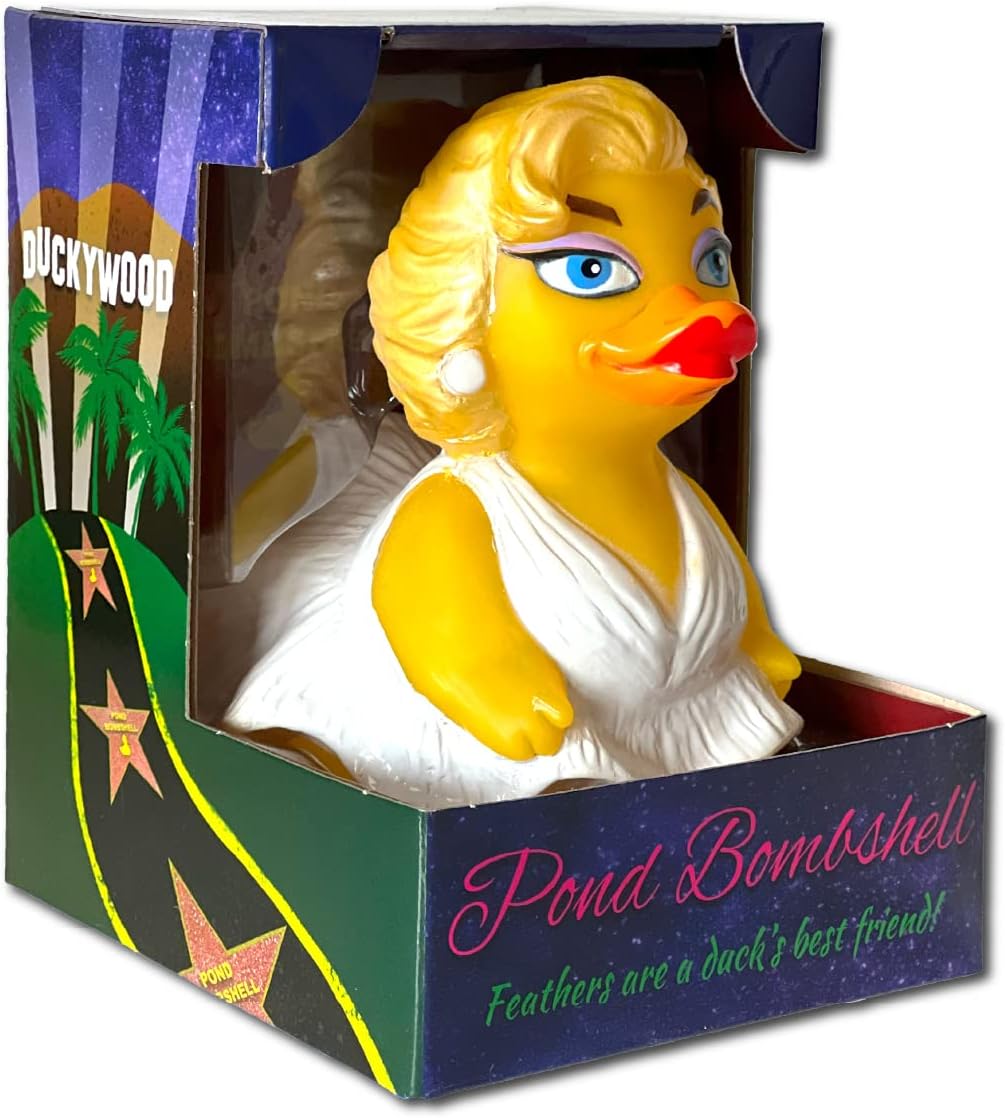 Pond Bombshell Rubber Duck – Feathers Are a Duck’s Best Friend! 💋🦆