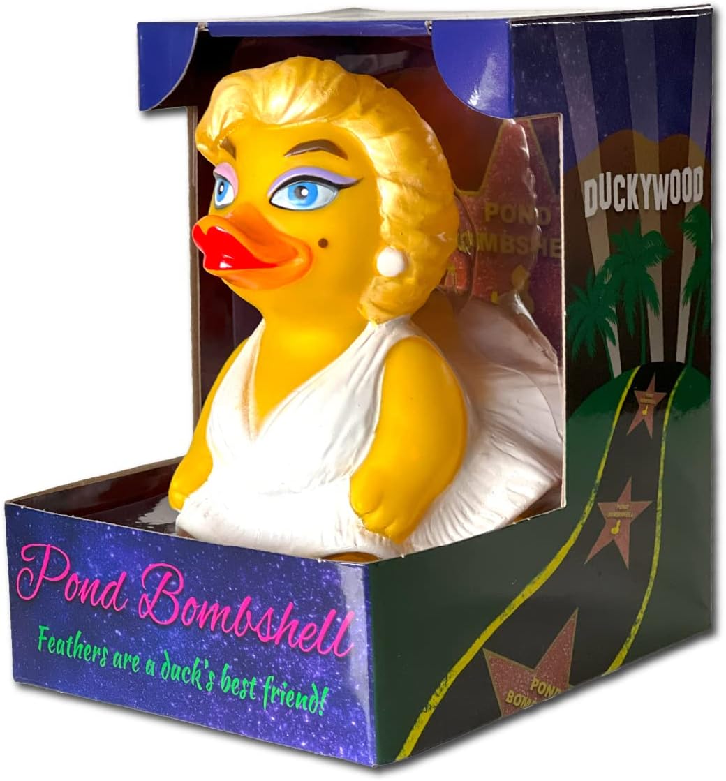Pond Bombshell Rubber Duck – Feathers Are a Duck’s Best Friend! 💋🦆