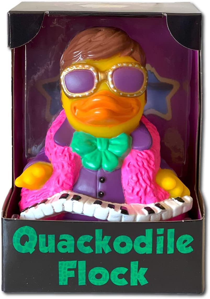 🎹 "Rocket Quack" Rubber Duck - Piano Legend Edition 🦆