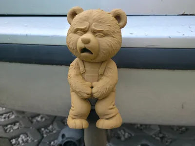 Grumpy Bear Hitch Ball Cover — 3D Printed Ouch Bear