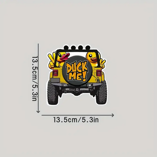 Duck Me! Jeep Decal