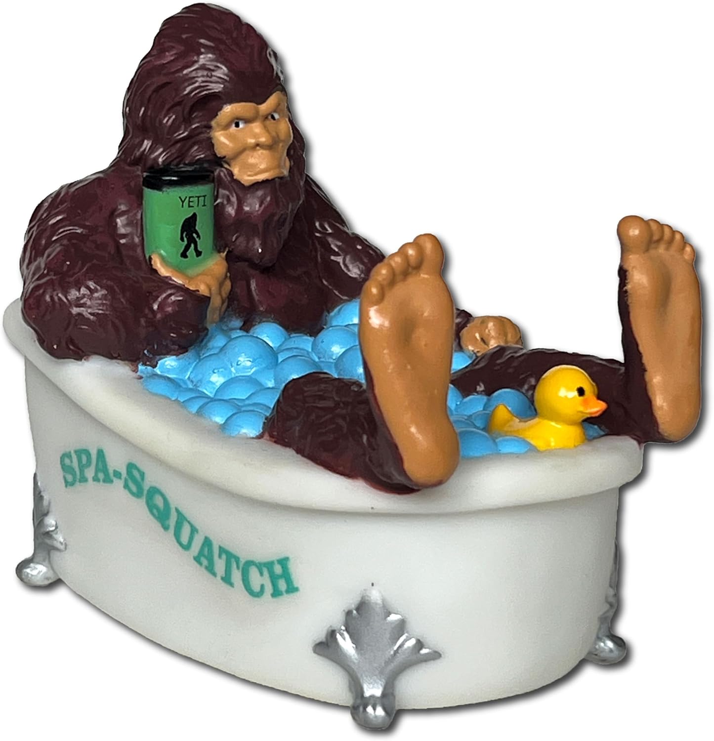 🛁 Spa-Squatch Rubber Duck – Relaxing Bigfoot Jeep Ducking Fun! 🦆🚙