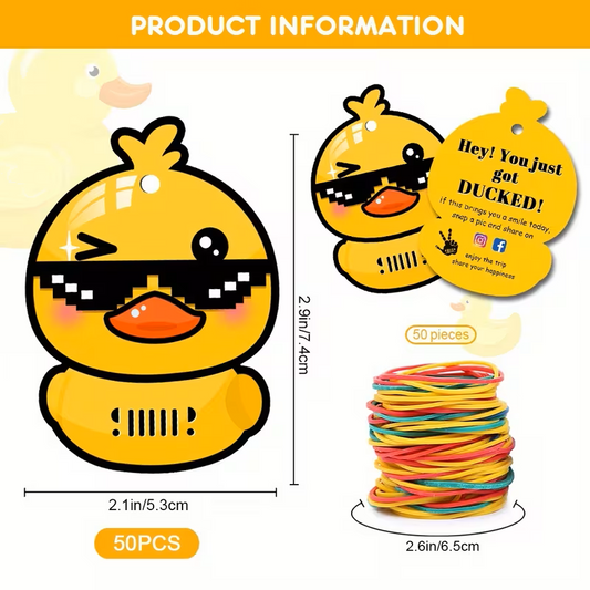 You Just Got Ducked!” Tag Set – 50 Pack