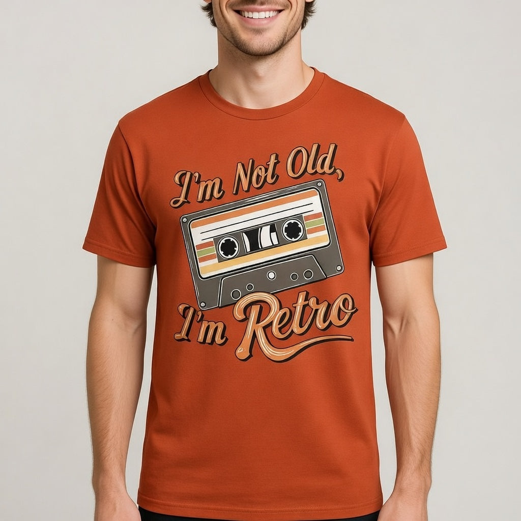 I’m Not Old, I’m Retro – Vintage Cassette Tape Tee