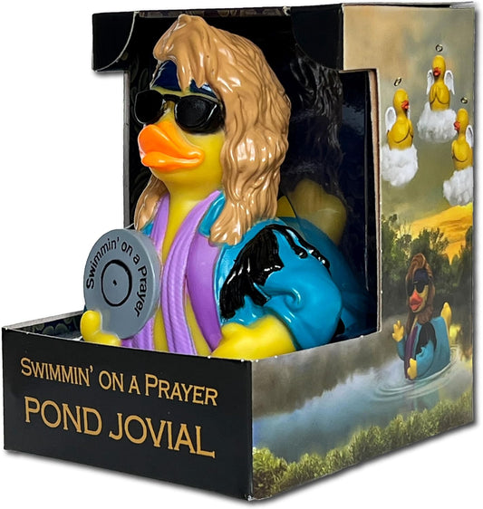"Swimmin' on a Prayer" Pond Jovial Collectible Figurine - Unique and Whimsical
