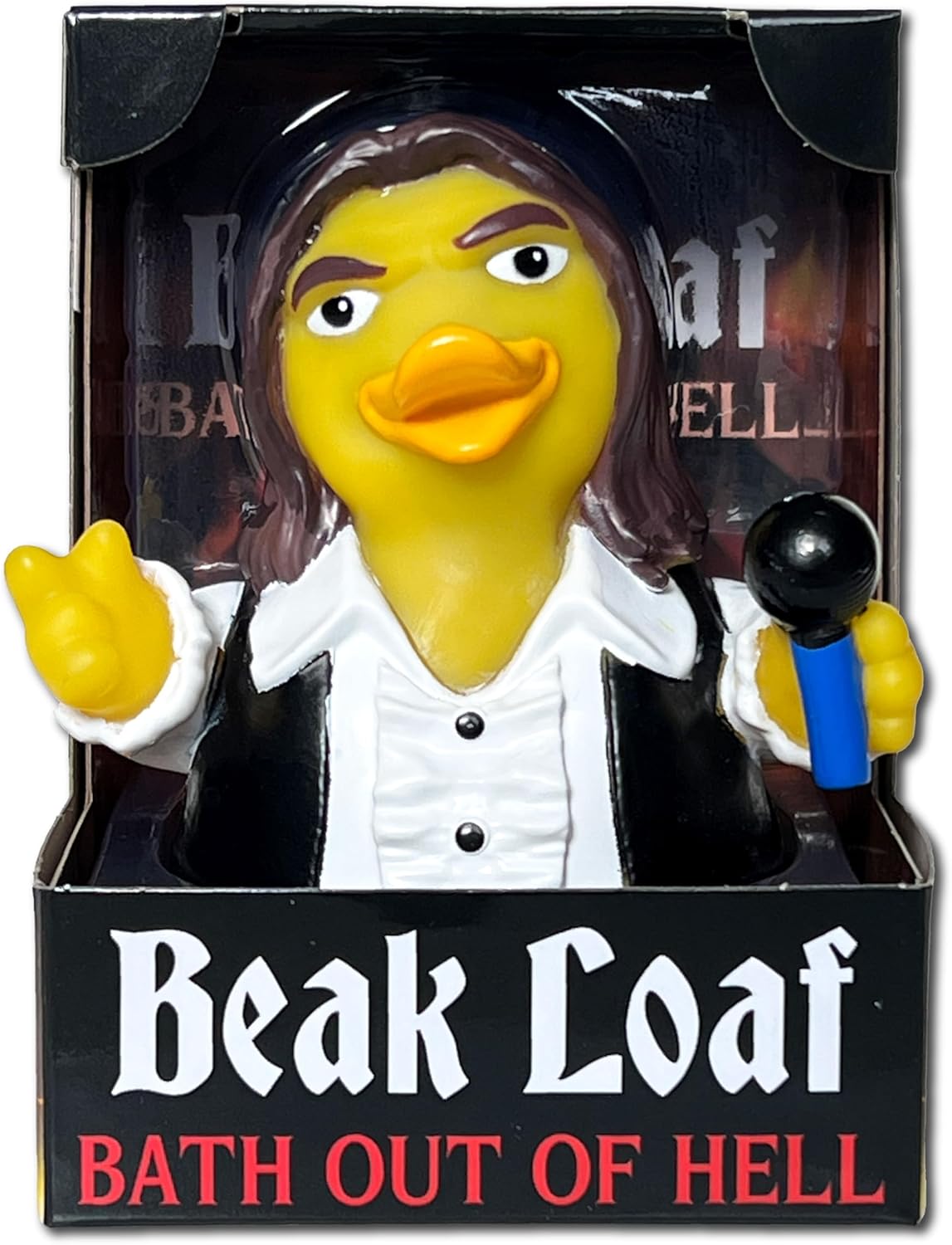 Beak Loaf "Bath Out of Hell" Rubber Duck CollectibleBeak Loaf "Bath Out of Hell" Rubber Duck Collectible