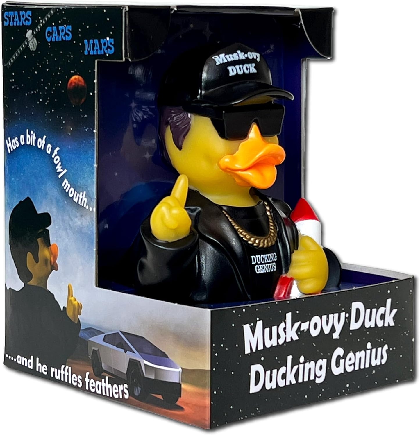 Musk‑ovy Duck – Ducking Genius Collector Duck