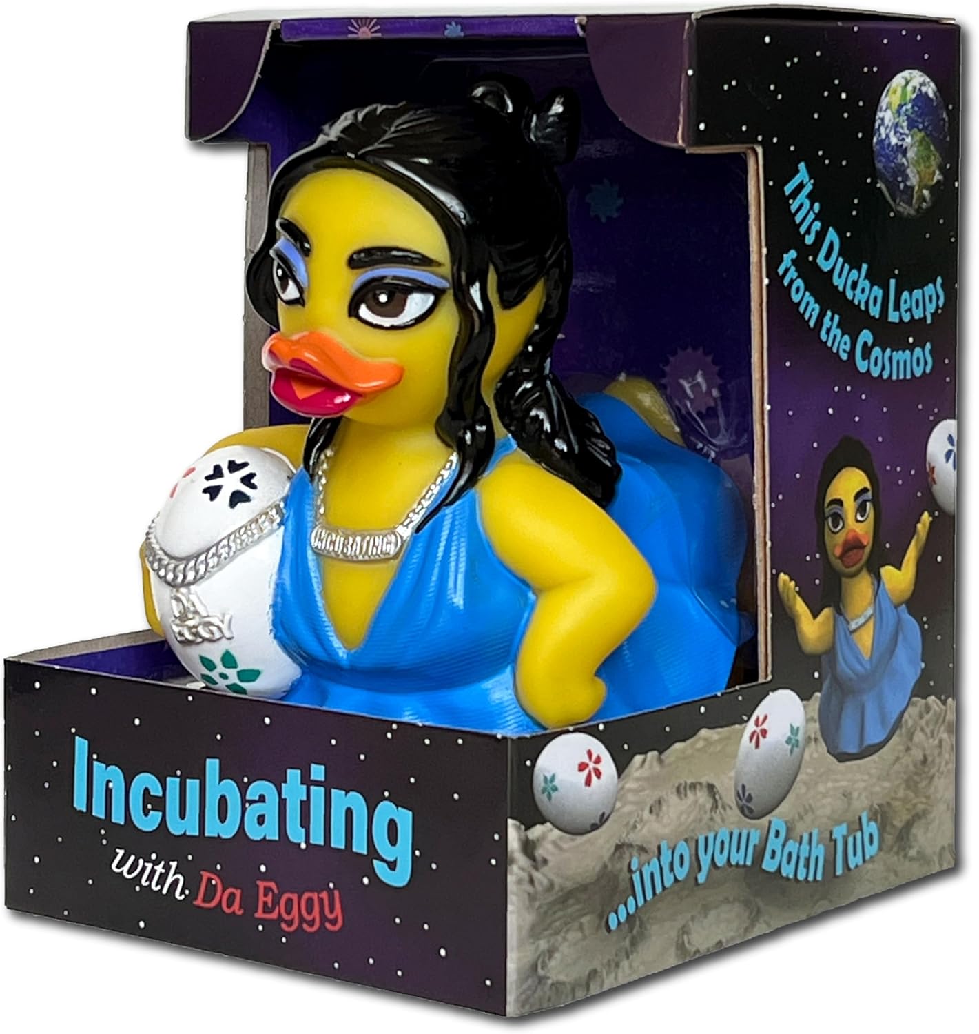 Incubating with Da Eggy Collectible Figurine - Fun and Quirky!
