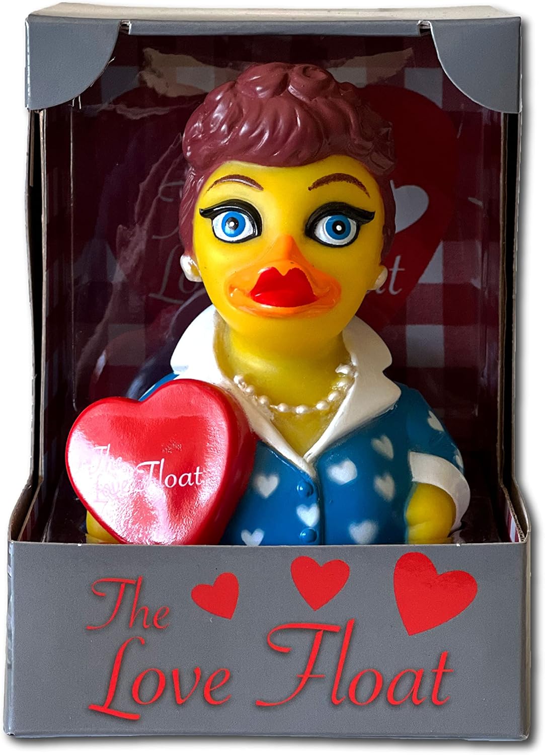 "The Love Float" Rubber Duck – Vintage-Inspired Collectible