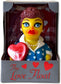 "The Love Float" Rubber Duck – Vintage-Inspired Collectible