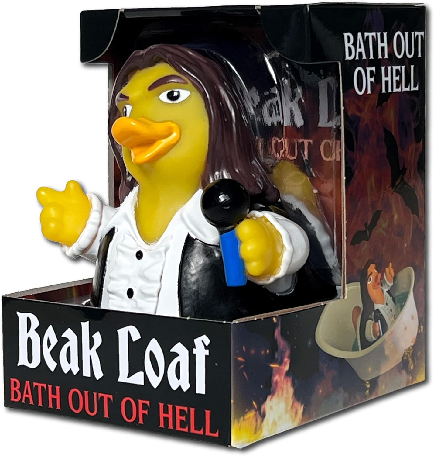 Beak Loaf "Bath Out of Hell" Rubber Duck CollectibleBeak Loaf "Bath Out of Hell" Rubber Duck Collectible