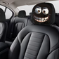 Smiley Face Car Headrest Covers – Funny Interior Upgrade (Set of 2)