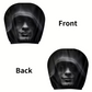 Hooded Figure Car Headrest Covers – Realistic Illusion Set (2‑Pack)