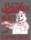 Old Row Smokin’ Meats – Funny BBQ Chef Pig Tee