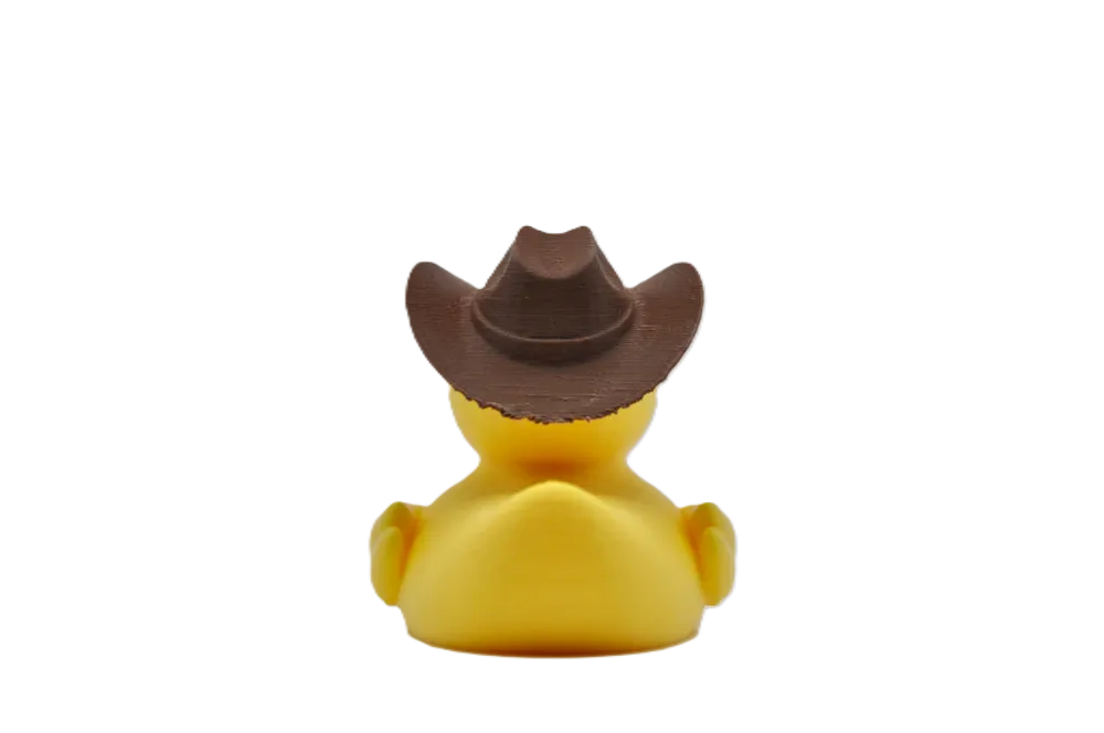 Printed Cowboy Duck – Western‑Style Rubber Duck Collectible
